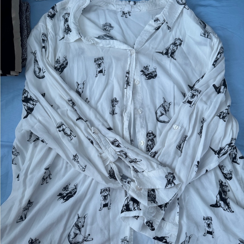 Dog Button Up